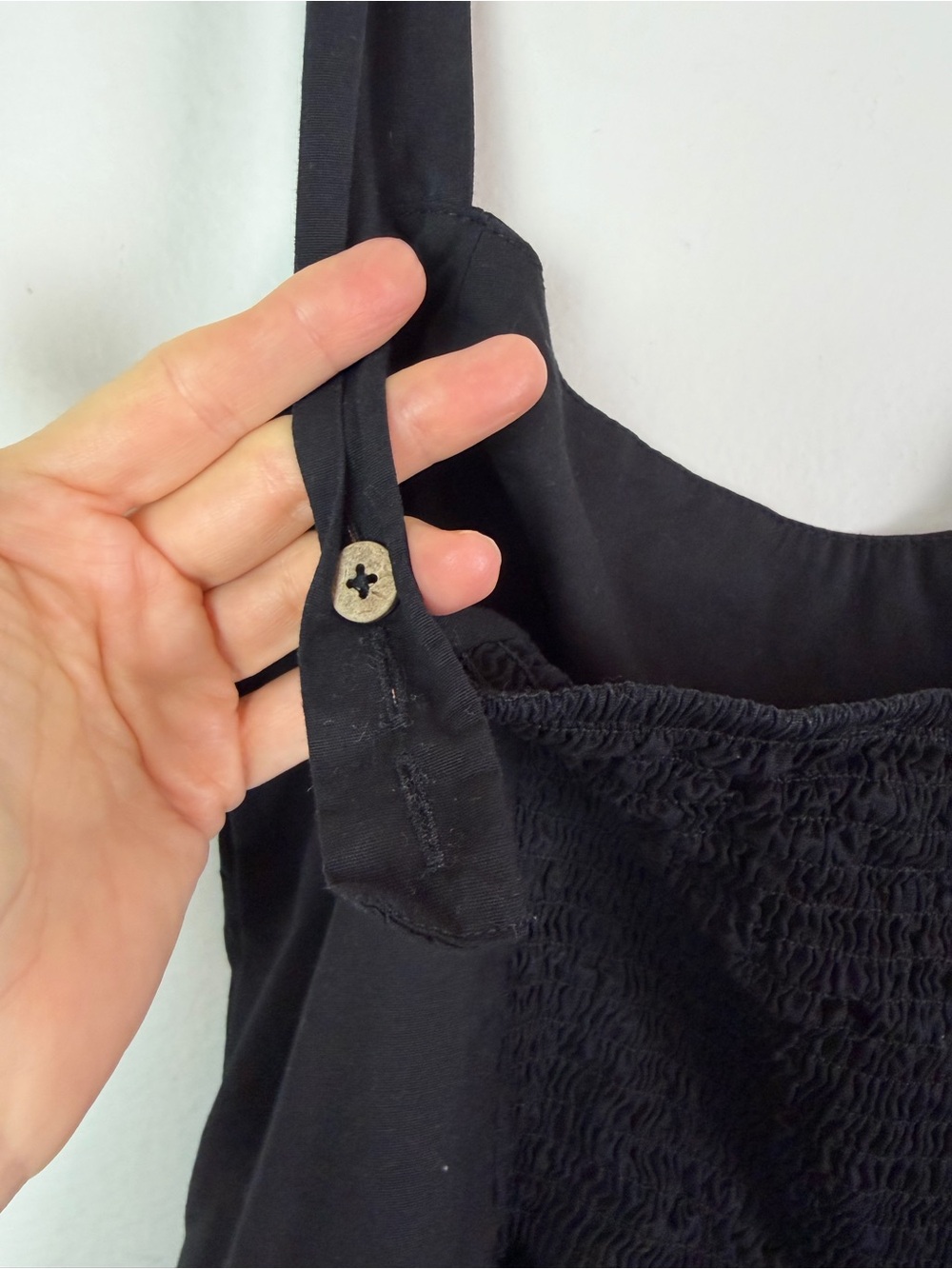 Free People Paolo Midi Dress in Black Cotton Poplin Size S - Picture 11 of 16